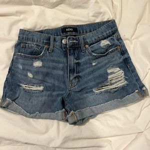 AERO High waisted mom jean shorts